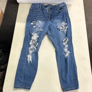 Rue21 Ripped Denim curvy Jeans